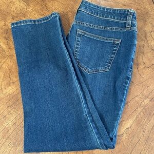 St. John's Bay Blue Straight Leg Jeans Straight Leg